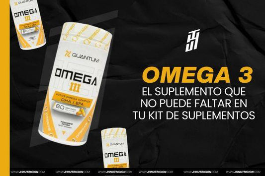 OMEGA 3 EL SUPLEMENTO QUE NO DEBERÍA FALTAR EN TU KIT DE SUPLEMENTACIÓN.⁣ - JH Nutrición